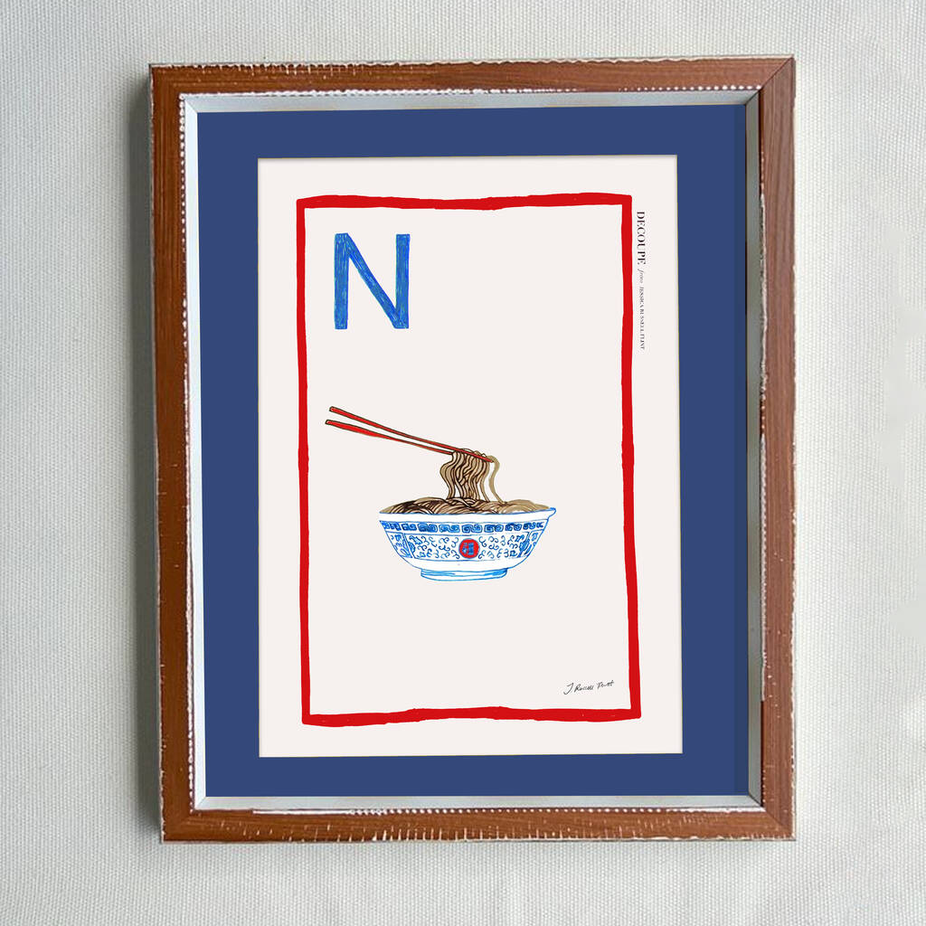 'N'' For Noodles Limited Edition Print, 1 of 6