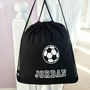 Personalised Traditional Cotton Pe Gym Bag, thumbnail 4 of 5
