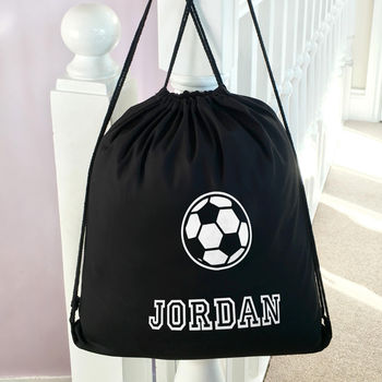 Personalised Traditional Cotton Pe Gym Bag, 4 of 5