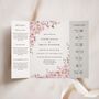 Cherry Blossom Gatefold Wedding Invitations, thumbnail 1 of 5