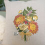 Personalised Friend Bouquet Cushion, thumbnail 2 of 6