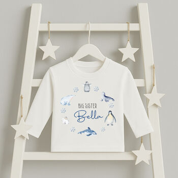 Personalised Christmas Brother / Sister Sibling Set Winter Animals, 3 of 4