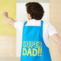 Reversible Super Dad Apron And Cape, thumbnail 8 of 9
