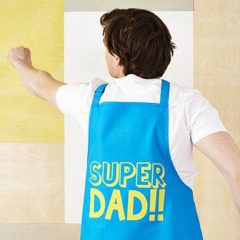 Reversible Super Dad Apron And Cape, 8 of 9