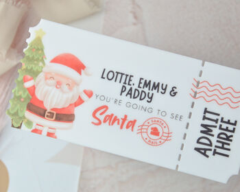 Personalised Christmas Ticket, 4 of 7
