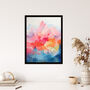 Natural Geometry Multicoloured Mountains Wall Art Print, thumbnail 4 of 6