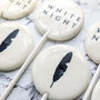 Branded Logo Lollipops, Black Print, Ten Lollies, thumbnail 8 of 10