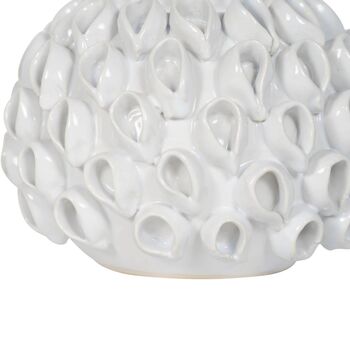 White Ceramic Coral Tealight Holder, 5 of 8