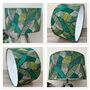 Jadeite Green Geometric Drum Lampshades, thumbnail 10 of 10