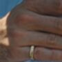 Gold Colour Personalised Signet Ring, thumbnail 6 of 7