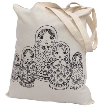 Colour In Childrens Russian Doll T Shirt, 4 of 5