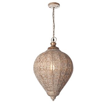 Vintage Ceiling Pendant Champagne, Gold, E27, 3 of 3