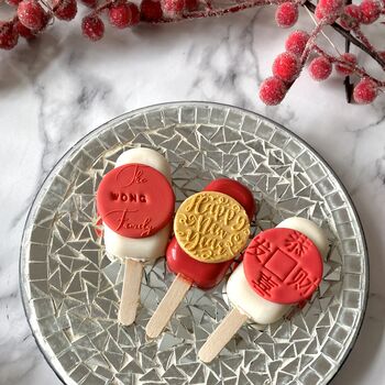 Personalised Lunar New Year Trio Of Cakesicles, 3 of 8