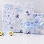 Christmas Snowflake Recycled Wrapping Paper, thumbnail 2 of 10