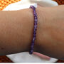 Amethyst Crystal Bracelet – Calming And Intuitive Energy, thumbnail 1 of 6