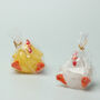 G Decor Yellow Or White Chicken Hen Farmhouse 3D Candle, thumbnail 5 of 5