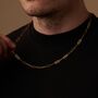 Gold Personalised Paper Clip Chain Necklace For Men And Women, thumbnail 4 of 10