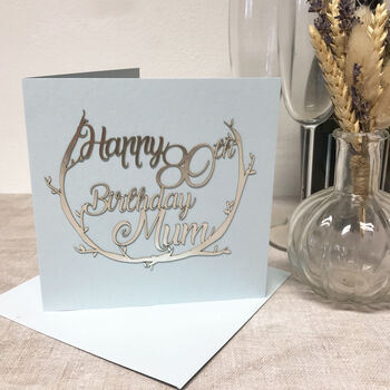 Personalised 80th Birthday Card For Mum, 9 of 12