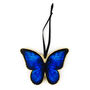 Blue Morpho Butterfly Wooden Hanging Decoration, thumbnail 4 of 5