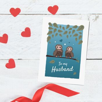 'To My Husband' Valentines Day Card, 2 of 12