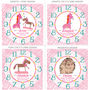 Personalised Wall Clock For Girls, thumbnail 3 of 6