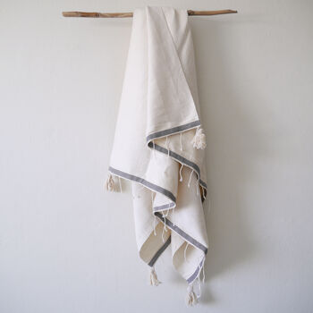 Personalised Handwoven Pure Cotton Bath Towel, 2 of 10