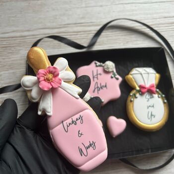 Personalised Engagement Biscuit Gift, 4 of 5