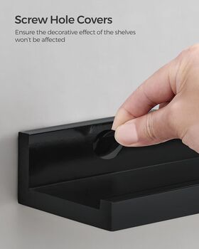 Set Of Three Floating Wall Shelves, 5 of 8