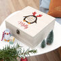 Personalised Festive Penguin Christmas Eve Box, thumbnail 1 of 12