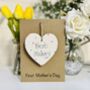 Personalised First Mother's Day Wooden Keepsake Card, thumbnail 2 of 2