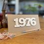 Personalised 50th Birthday 1976 Year Card, thumbnail 6 of 11