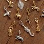 Tiger Charm Necklace, Sterling Silver Or Gold Plated, thumbnail 7 of 11