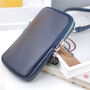 Personalised Leather Crossbody Phone Pouch, thumbnail 5 of 10