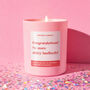 Funny New Home Gift For Housewarming No More Shitty Landlords Scented Candle, thumbnail 1 of 4