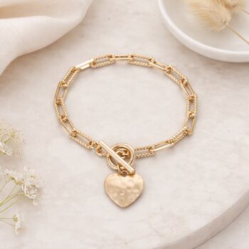 Forever Linked Heart Toggle Bracelet, 2 of 7