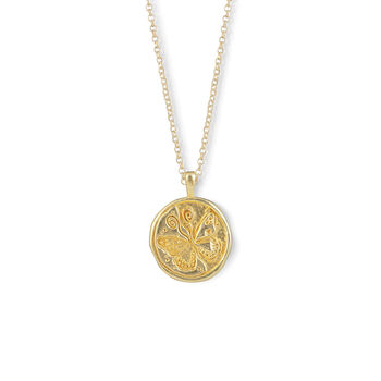 Gemini Zodiac Coin Pendant Necklace, 2 of 5