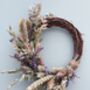 Small Natural Dried Lavender Wreath, thumbnail 1 of 5