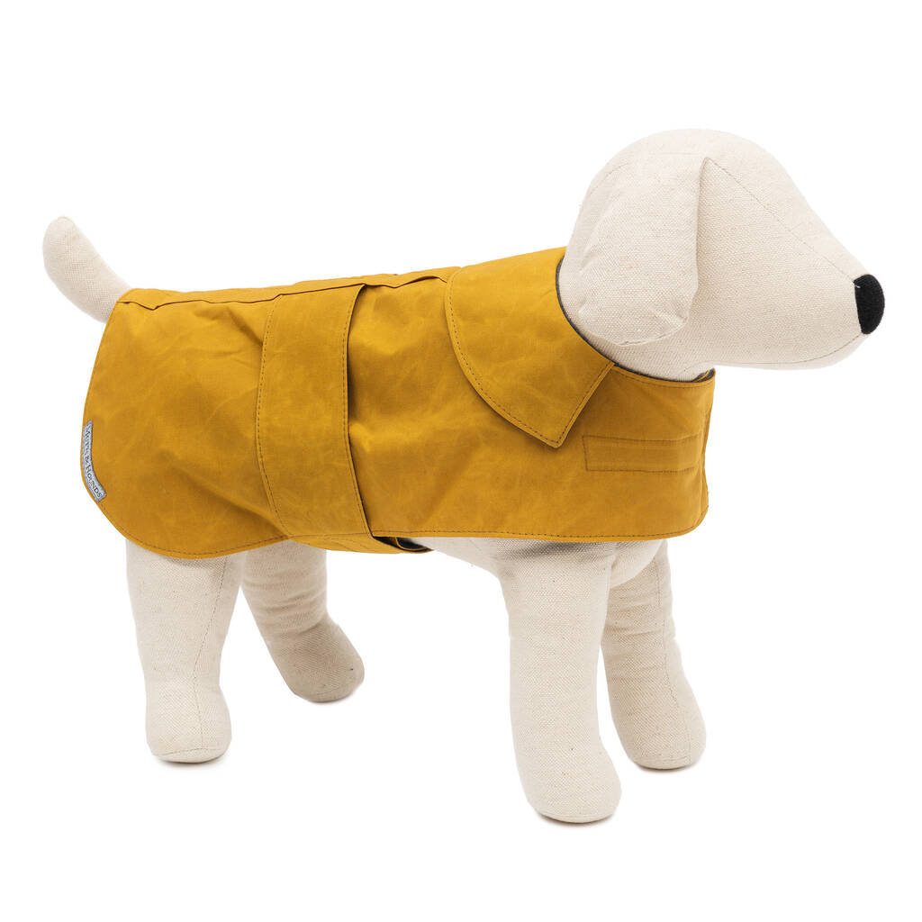 Waxed Waterproof Dog Coats By Mutts & Hounds