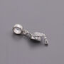 Mortar Board Personalised Silver Graduation Charm, thumbnail 6 of 11