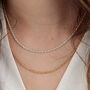 Sterling Silver Twisted Rope Chain Necklace, thumbnail 1 of 8