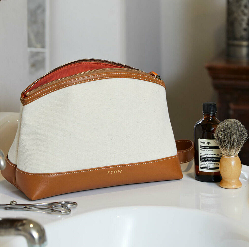 canvas washbag