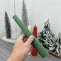 Freestanding Christmas Taper Candle Christmas Decor, thumbnail 6 of 10