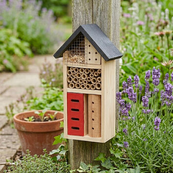 Wood Insect Hotel And Bug Habitat For Garden, 2 of 12