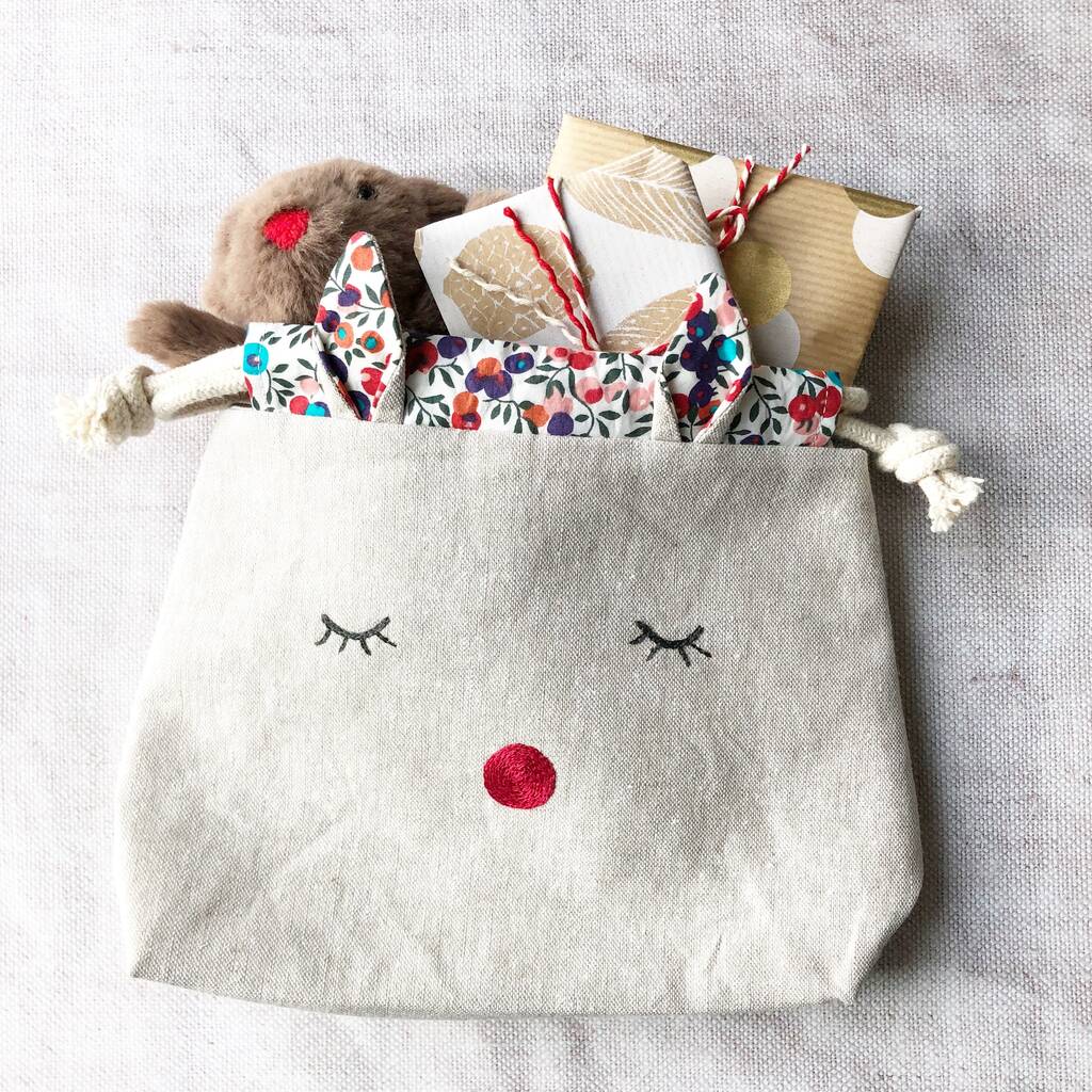 Reindeer Gift Bag, 1 of 4