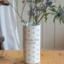 Wedding Wellies Tall Ceramic Vase, thumbnail 1 of 3