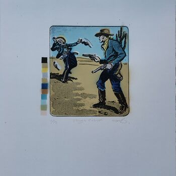 'Tough Crowd' Western Cowboy Limited Edition, 6 of 8