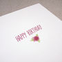 'Sister In A Million' Gold Glitter Heart Birthday Card, thumbnail 3 of 5