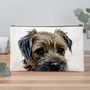 Watercolour Border Terrier Makeup Bag, thumbnail 1 of 2