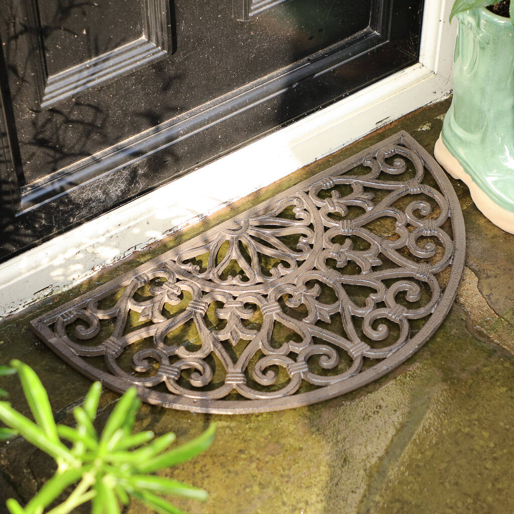 Cast Iron Ornate Door Mat By Dibor | notonthehighstreet.com