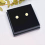 9ct Yellow Gold Disc Earrings, thumbnail 2 of 10